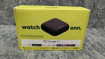 ONN 4K Pro Google TV Streaming Device w Dolby Atmos/Dolby Vision 🔥New?Sealed🔥 - Image 1 of 4
