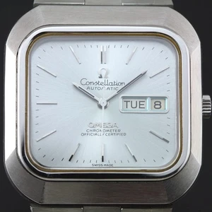 OMEGA Constellation Jumbo TV Automatic Day/Date SS Ref.168.0063 Men's Watch - Picture 1 of 10