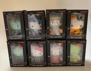 Kidrobot Hello Kitty Halloween Vinyl Mini Series Bundle of 8 Figures (3" Tall) - Picture 1 of 8