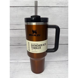 Vaso Stanley The Flowstate Quencher H2.0 40 oz cobre mango grande pajita - Imagen 1 de 4
