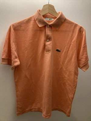 Lacoste Women's Orange Cotton Polo Shirt Size 34 UK 8 Small Fit Short Sleeve Top - Image 1 of 4