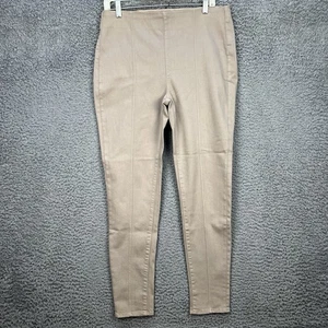 Lauren Ralph Lauren Pull On Pants Womens 12 Stretch Comfort Career Casual Khaki - Picture 1 of 10