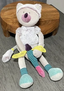 Moulin Roty Les Pachats Chamalo Katze Puppe Plüsch 15 Zoll EUC Spielzeug Lovey Kitty Frankreich - Bild 1 von 7