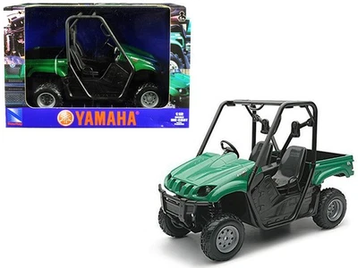 2008 Yamaha Rhino 700 F1 4x4 Off Road ATV Green 1/12 Diecast Model New Ray - Image 1 of 2