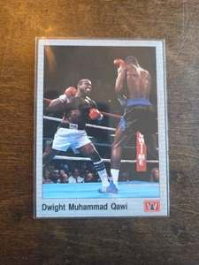 1991 DWIGHT MUHAMMAD QAWI (HOF) ROOKIE AW All World Sports Boxing Card #32 RC - Bild 1 von 2