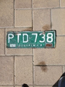 FILIPPINE TARGA AUTO numero filippino pinoy pinay giapponese - Foto 1 di 1
