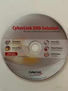 CyberLink DVD Solutions PowerDVD/Power2Go/Instant Burn/PowerProducer/MediaShow - Picture 1 of 1