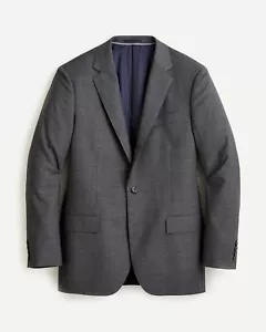 $550 J.Crew Ludlow Slim-fit Italian stretch wool Suit Jacket Charcoal 42R - Picture 1 of 6