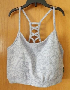 Lila/grau Marmor Muster ACTIVE BH ~ Größe L ~ NEU mit Etikett ~ MTA Sports - Bild 1 von 2