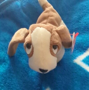 TY Beanie Baby - TRACKER the Basset Hound (7 inch) - MWMTs Stuffed Animal(BT8) - Picture 1 of 10
