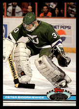 1991 Stadium Club Peter Sidorkiewicz #125 Hartford Whalers NHL Hockey