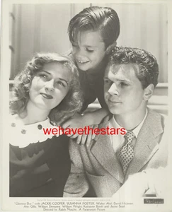 Ritratto pubblicitario VINTAGE Darryl Hickman Susanna Foster GLAMOUR BOY '41 - Foto 1 di 1