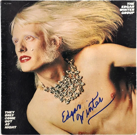 Edgar Winter The Edgar Winter Group Album Fanatics Authentic COA Cover