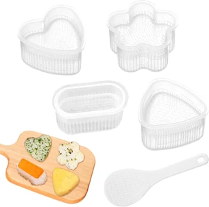 5 Stück Onigiri Form Set, Onigiri Maker, Sushi Förmchen, Reisform, Sushi Form DI - Bild 1 von 7