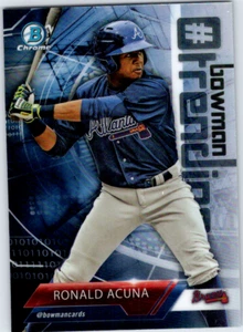 RONALD ACUNA JR 2018 Bowman Chrome TRENDING INSERT RC Braves #-RA - Picture 1 of 2
