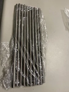 Fully Threaded Rod, 3/8" x 16  Stainless Steel 304 grade 10 pcs x 9" 3/4 inch - Picture 1 of 1