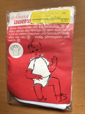 SCHIESSER Unterhemd Feinripp 4499 Gr. 80 TAUSENDSASSA in OVP ! SEHR GUT SELTEN ! - Bild 1 von 4