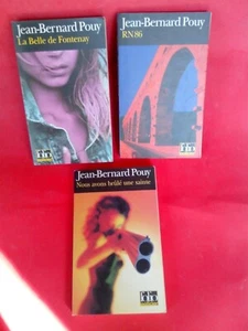 Jean-Bernard Pouy - Lot de 3 poches - Folio Policier - Imagen 1 de 2