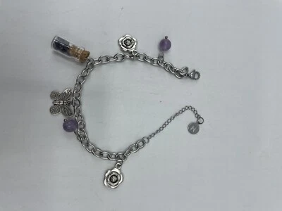Pulsera mariposa tarro lavanda, pequeña Foto 1 de 2