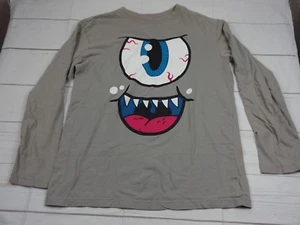 The Children's Place Boys Gray Long Sleeve Eye Ball Shirt Size XL 14 - Picture 1 of 3