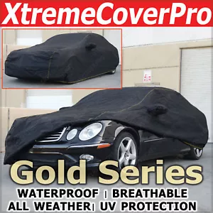 2004 2005 2006 Volkswagen Phaeton WATERPROOF CAR COVER W/MIRROR POCKET BLACK - Foto 1 di 12