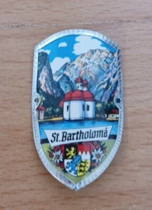 Stocknagel Stockemblem Stockschild -  "ST. BARTHOLOMÄ" - vintage - Neu ! - Bild 1 von 1