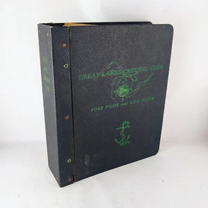 Great Lakes Cruising Club 1955 Port Pilot Log Book Lake Michigan Superior Huron - Picture 1 of 11