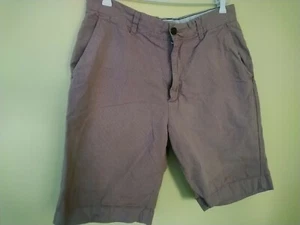 Industrie Cotton Chino Walk Shorts Sz 34 Mini Check Red Blue - Picture 1 of 9