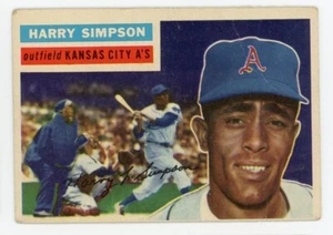 Vintage Baseball 1956 Topps Harry Simpson #239 Kansas City Athletics - Picture 1 of 2