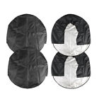  4 Pcs Car Tires Storage Bag Cover Pedal Lock Covers for Cars Case Trailer Wheel