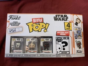 2024 Funko Bitty Pop Star Wars Mandalorian Set With Grogu 465 Kuiil Jawa - Picture 1 of 2