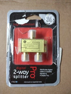 GE Digital 2 Way Splitter Pro High Definition 37623 NEW  - Image 1 of 4