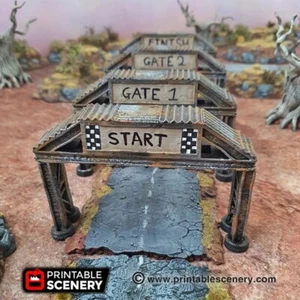 Juegos de Mesa Death Race Terrain Ciencia Ficción Gaslands Fallout - Checkpoint - Imagen 1 de 5