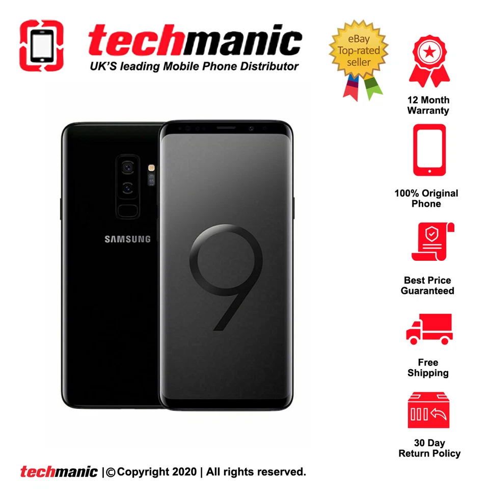 Samsung Galaxy S9 SM-G960F - 64GB - Midnight Black (Unlocked) - Lowest Price - Image 1 of 1
