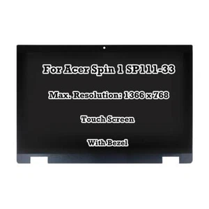 LED LCD Touchscreen Display Assembly For Acer Spin 1 SP111-33-C19T SP111-33-C1BD - Picture 1 of 5