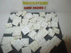 Lego - Plaque plate 2x2 3022 White/Blanc/Weiss Choose Quantity x6 x10 x20 - Imagen 1 de 1