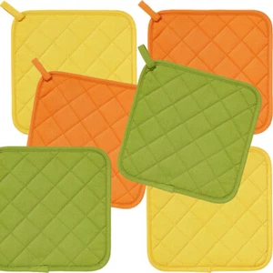 ULSTER WEAVERS COTTON SILICONE POT MAT Kitchen Worktop Heat Hot Protection Saver - Picture 1 of 13