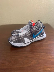 Nike PG 3 Signature Basketball Shoes Plaid Pattern Black/White Size 16 - Picture 1 of 7