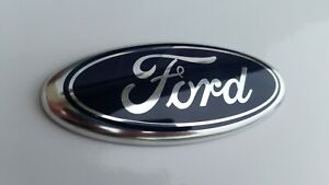 Ford Emblem 1.75 x 4.5" Blue/Chrome
