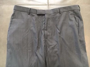 Z-Zegna Mens Drop 7 28QCG4 100% Wool Lightweight Grey Dress Pants 54 37x30 $295 - Picture 1 of 7