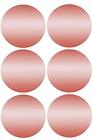 Circle Sticker Labels 50mm Rose Gold Stickers 2 inch - 72 Pack