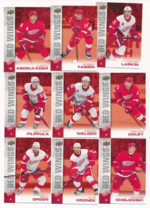 2019-20 TIM HORTONS COLLECTOR'S SERIES DETROIT RED WINGS COMPLETE SET (30 CARDS) - Picture 1 of 4