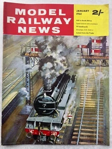 MODEL RAILWAY NEWS JAN 1961 HELLINGLY - WATER SCENERY - HALSTEAD WAGON - STEAMER - Imagen 1 de 1
