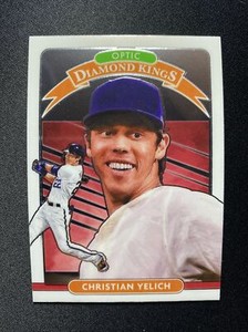 2020 Panini Donruss Optic Christian Yelich Diamond Kings Milwaukee Brewers #5