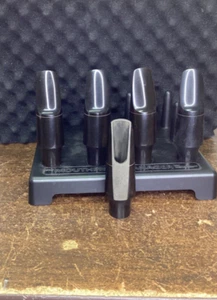 Lot of Five (5) Unbranded Hard Rubber Saxophone Mouthpiece Blanks Made in France - Picture 1 of 34