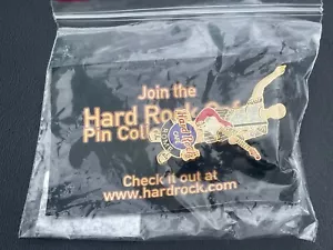 Hard Rock Cafe ROME ITALY 2002 Julius Caesar Playing Guitar PIN - Picture 1 of 2