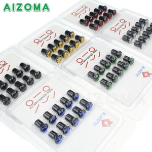 5-Colors Windscreen Spike Bolts M5 Screw Well Nuts Windshield 10 Pcs Universal - Picture 1 of 9