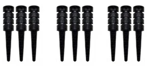 Nuevo conjunto de 9 clavijas de madera de abedul para cribar - se envía con seguimiento - negras - Imagen 1 de 1