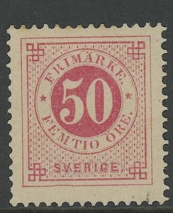 GN STAMPS- SWEDEN, MINT, #40-9, OG LH, CS/10, (1) SHOWN, GREAT CENTERING - Picture 1 of 1