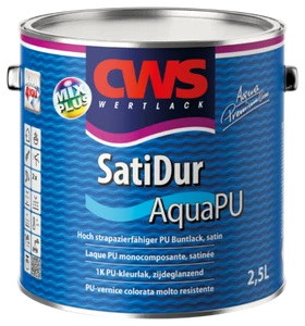 CWS Wertlack SatiDur Aqua PU 2,5 Liter weiß - Bild 1 von 1